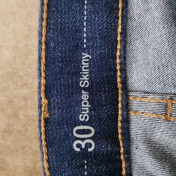 LEVIS Dark Blue Woman's 5 Pocket cotton Skinny jeans size 30 x 32.. - Picture 4 of 7